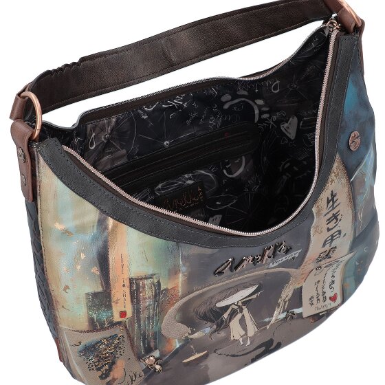 Anekke Shoen Brown Shoulder Bag 36 cm