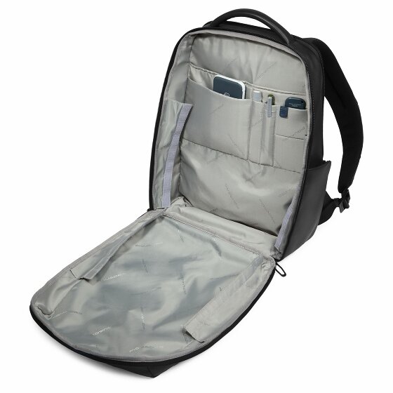 Piquadro Russel Daypack RFID protection Leather 41 cm Laptop compartment