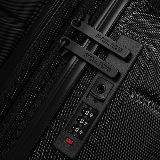 Police London 4 wheels Trolley 64 cm with expansion pleat