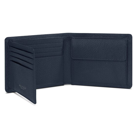 Redolz Leather Essentials QF wallet RFID leather 12 cm fold-out