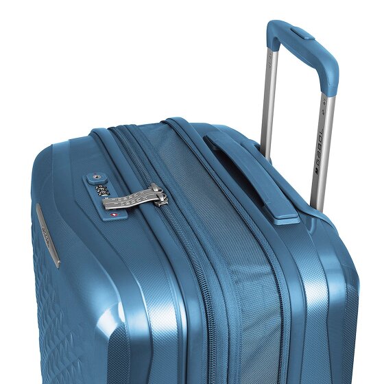 Gabol Queens 4 wheels Suitcase set 3-piece with expansion pleat