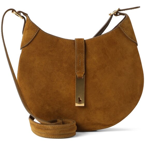 POLO RALPH LAUREN Polo ID Shoulder Bag Genuine Leather 25 cm