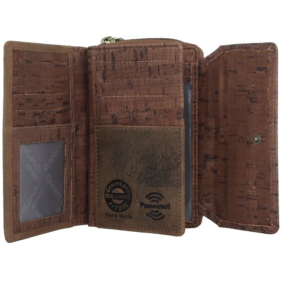Greenland Nature Wallet RFID leather 14 cm