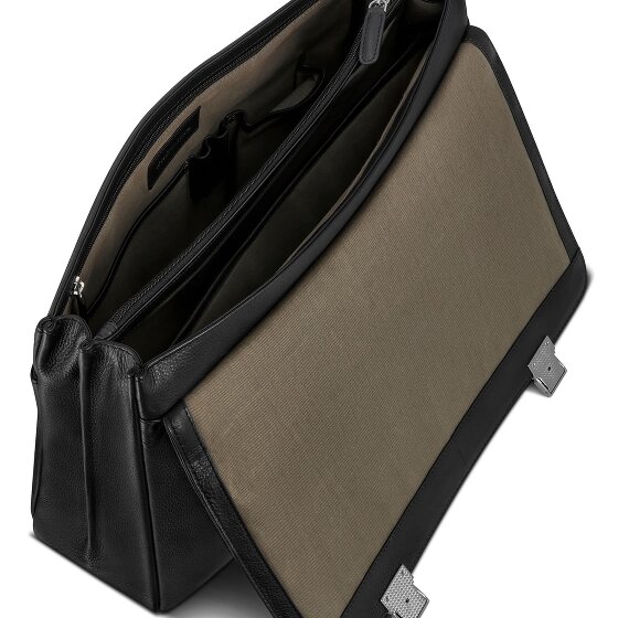 Bugatti Valencia Briefcase Genuine Leather 37 cm Laptop compartment