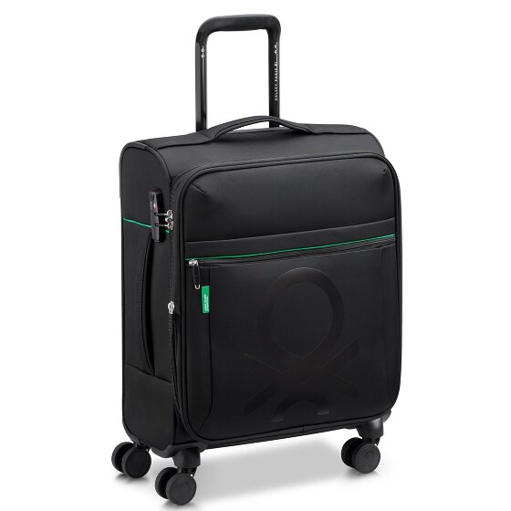 Delsey Paris x Colors Benetton Color Block 4-wheeled cabin trolley 55 cm with expansion fold