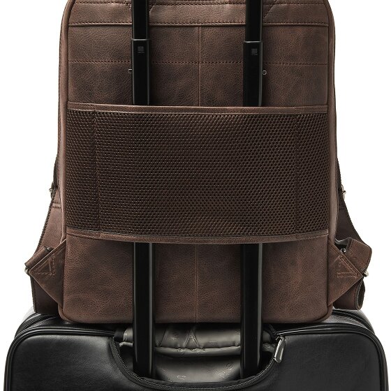 Castelijn & Beerens Carisma backpack RFID leather 40 cm laptop compartment