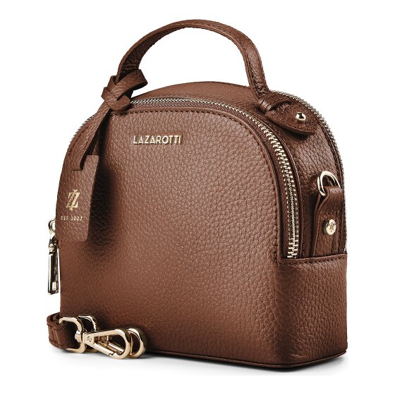 Lazarotti Bologna Leather Crossbody Handbag, Leather, 17 cm