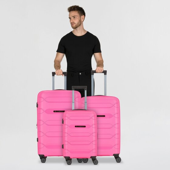 Polestream Strz by Asteroid 4 wheels Suitcase set 3-piece with expansion pleat