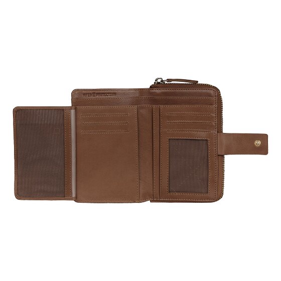 Bugatti Noemi Wallet RFID protection Leather 14 cm