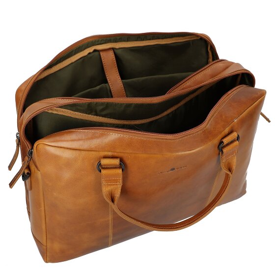 Greenburry Newport Briefcase Genuine Leather 43 cm Laptop compartment