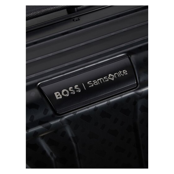 Samsonite Lite-Box Alu Boss Edition 4-wheel Cabin suitcase, Aluminum, 55 cm