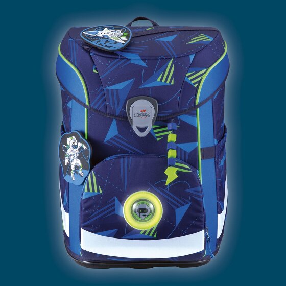 DerDieDas ErgoFlex Easy LED School bag set 5-piece