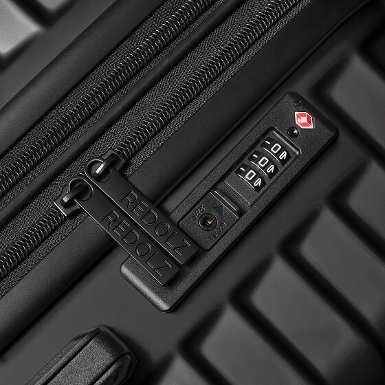 Redolz Essentials 18 4 wheels Suitcase set 3-piece with expansion pleat