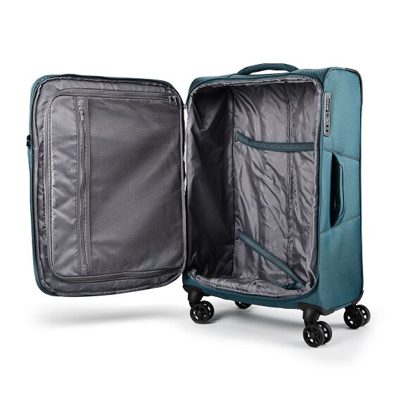 d&n Travel Line 9804 4 wheels Suitcase set 3-piece Expandable
