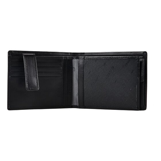 Esquire Silk Wallet RFID protection Genuine Leather 12 cm