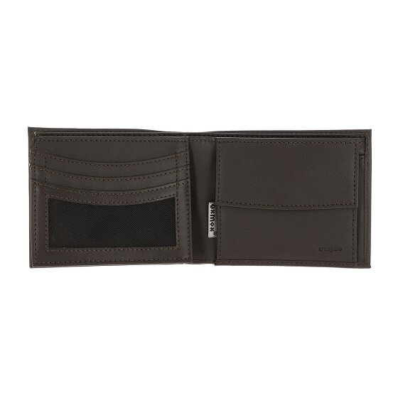 oxmox Leather Wallet RFID protection Genuine Leather 10 cm