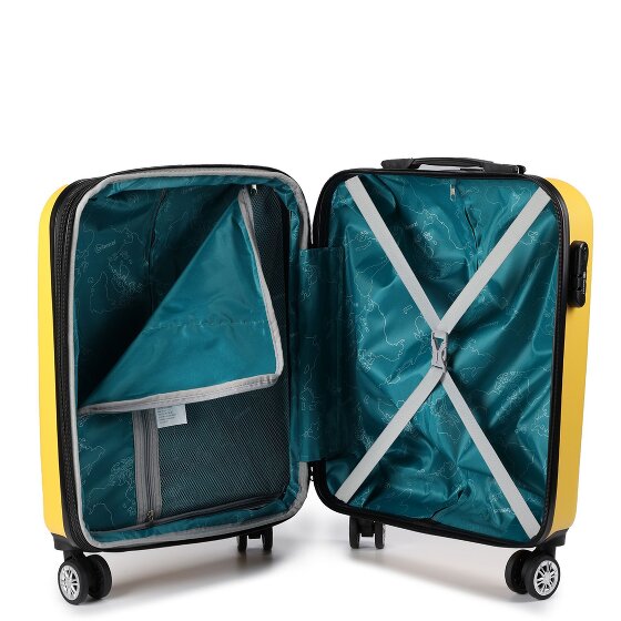 Benzi 5493 4 wheels Cabin trolley S 53 cm with expansion pleat