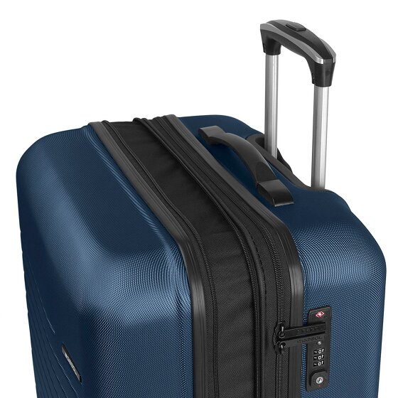 Gabol Escape 4 wheels Suitcase set 3-piece with expansion pleat