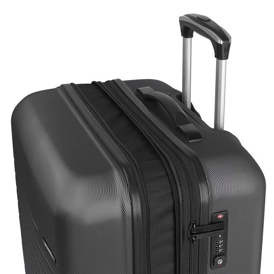 Gabol Escape 4 wheels Suitcase set 3-piece with expansion pleat