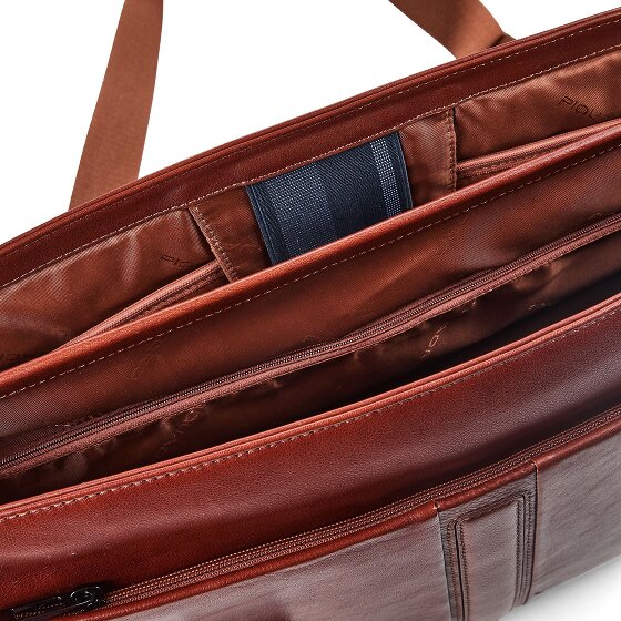 Piquadro Victor Briefcase RFID protection Genuine Leather 42 cm Laptop compartment