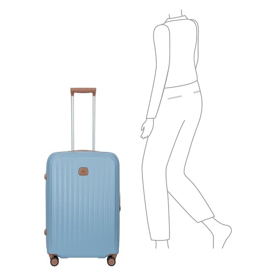 Bric's Taormina 4 wheels Trolley M 69 cm with expansion pleat