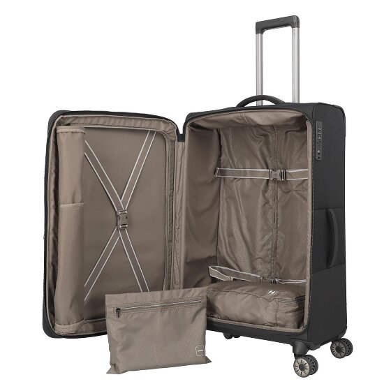 Travelite Crosslite 5.0 4 wheels Trolley L 77 cm with expansion pleat