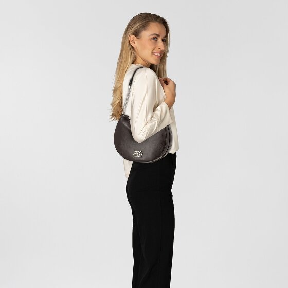 Karl Lagerfeld Autograph Shoulder Bag Leather 28.5 cm