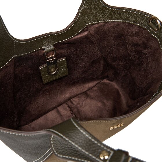 Boss Lenah Shoulder Bag Leather 22 cm