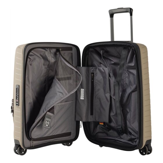 Stratic Novium 4 wheels Cabin trolley S 55 cm Laptop compartment with expansion pleat