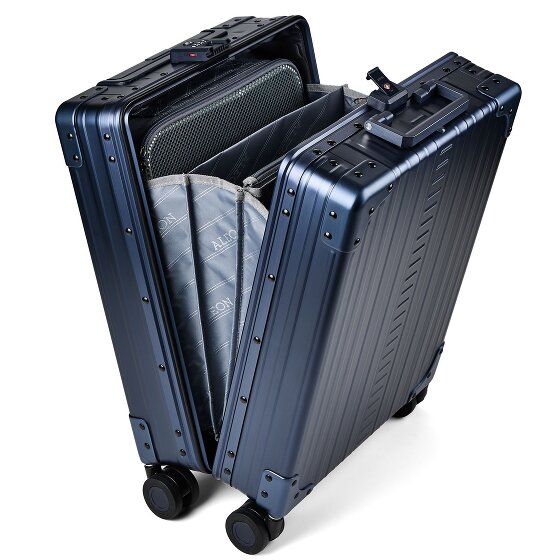 Aleon Business 4-wheel Aluminum Cabin suitcase, 50 cm, with Laptop Compartment