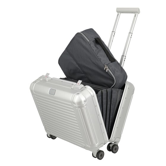 Travelite Next 4-Wheel Aluminum Wheeled Briefcase, 43 cm