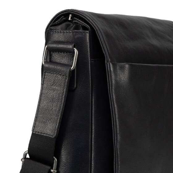 Jost Glasgow Briefcase RFID protection Genuine Leather 34 cm Laptop compartment