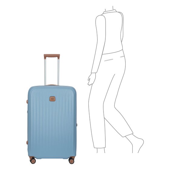 Bric's Taormina 4 wheels Trolley 75 cm with expansion pleat