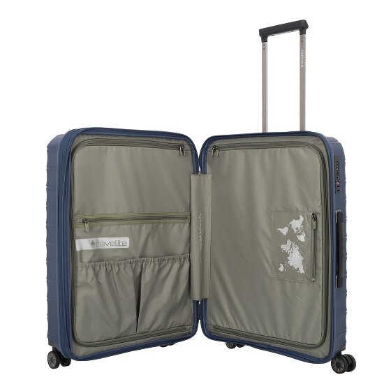 Travelite Mooby 4 wheels Trolley M 66 cm with expansion pleat