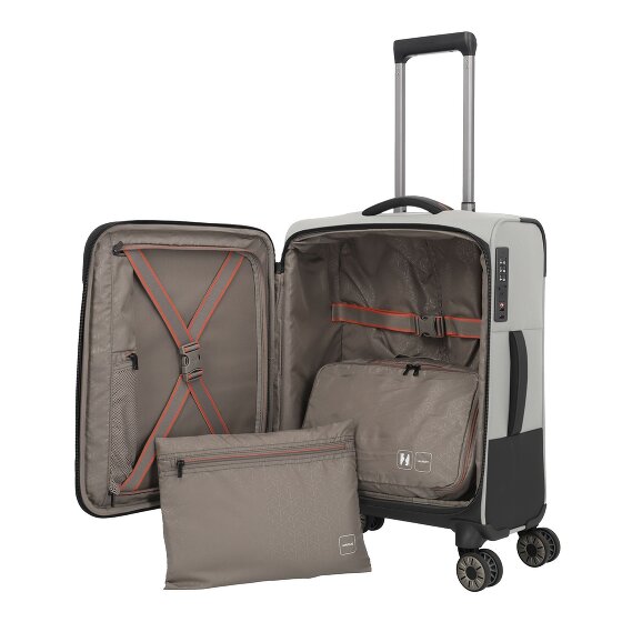 Travelite Crosslite 4 wheels Cabin trolley S 55 cm Laptop compartment