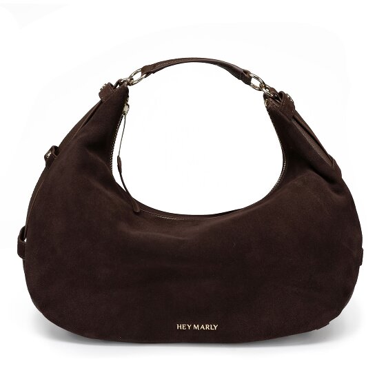 Hey Marly Lifetime Sister Suede Shoulder Bag M 35 cm