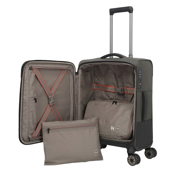 Travelite Crosslite 5.0 4 wheels Cabin trolley S 55 cm Laptop compartment