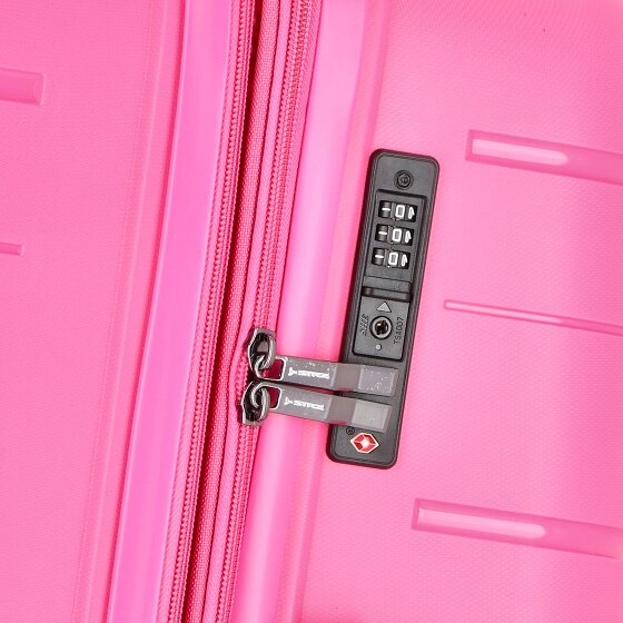 Polestream Strz by Asteroid 4 wheels Trolley L 74 cm with expansion pleat