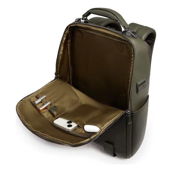 Piquadro Mode Special backpack leather 40 cm laptop compartment