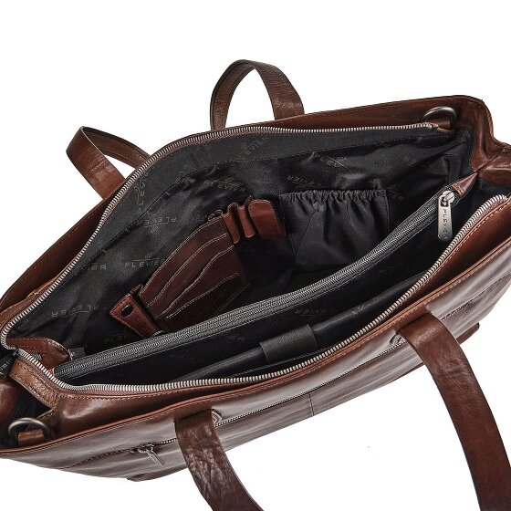Plevier Power Shopper Bag Genuine Leather 43.5 cm Laptop compartment