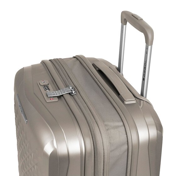 Gabol Queens 4 wheels Suitcase set 3-piece with expansion pleat