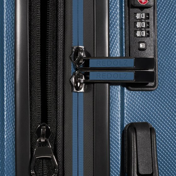 Redolz Essentials 14 4 wheels Suitcase set 2-piece with expansion pleat