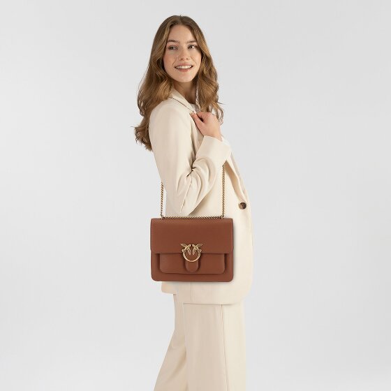 PINKO Love One Shoulder Bag Leather 30 cm