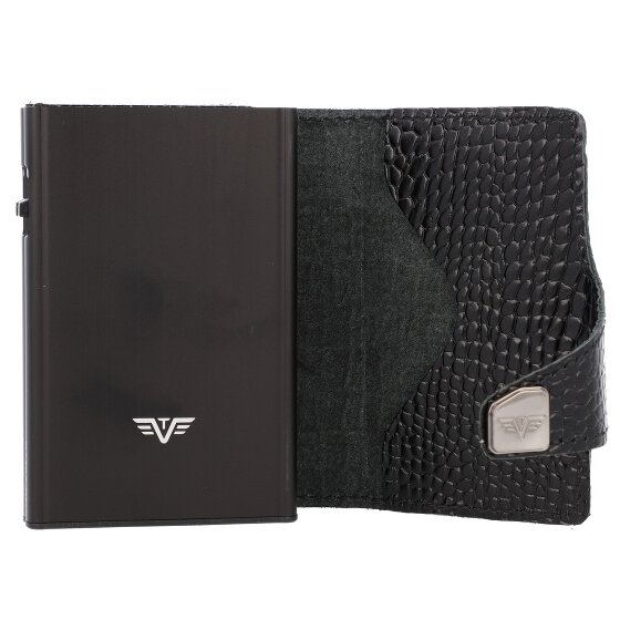Tru Virtu Click & Slide credit card case wallet RFID leather 6.5 cm
