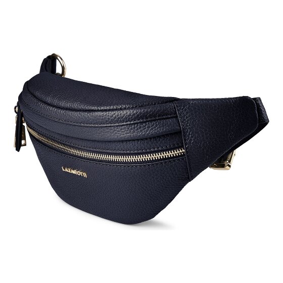 Lazarotti Bologna Leather Double-Zip Bum Bag, Crossbody, Leather, 25 cm