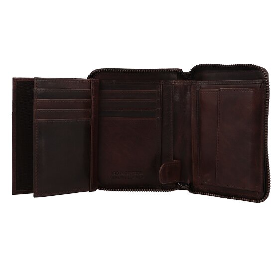 Greenburry Newport Wallet RFID protection Leather 13 cm