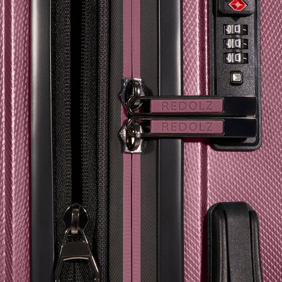 Redolz Essentials 14 4-wheel suitcase set + beauty case 4 pcs. with stretch fold