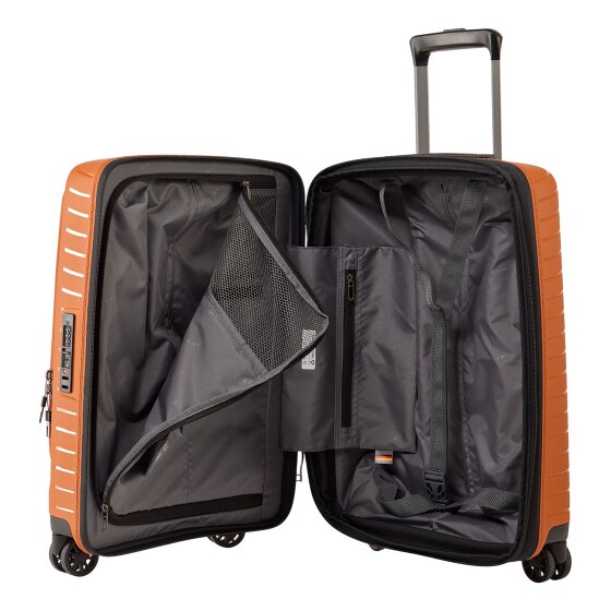 Stratic Novium 4 wheels Cabin trolley S 55 cm Laptop compartment with expansion pleat