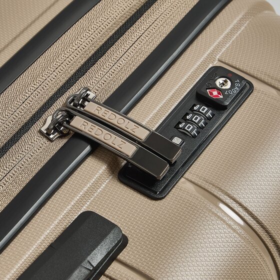 Redolz Essentials 11 4 wheels Suitcase set 3-piece with expansion pleat