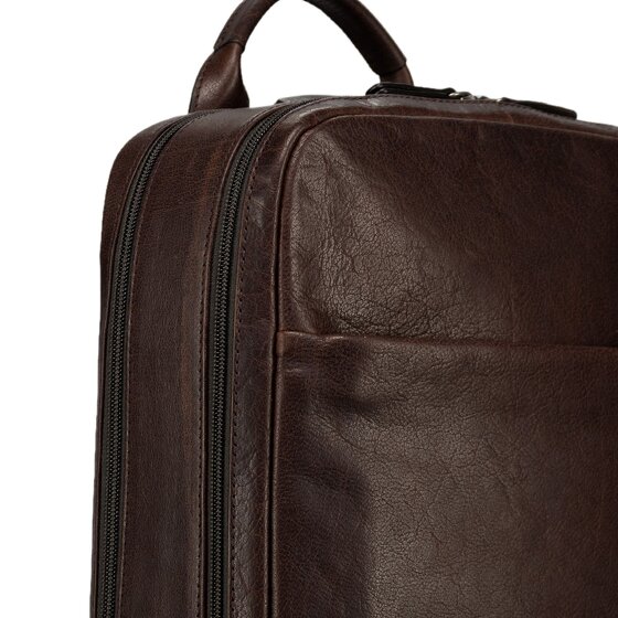 Jost Glasgow Daypack RFID protection Genuine Leather 44 cm Laptop compartment